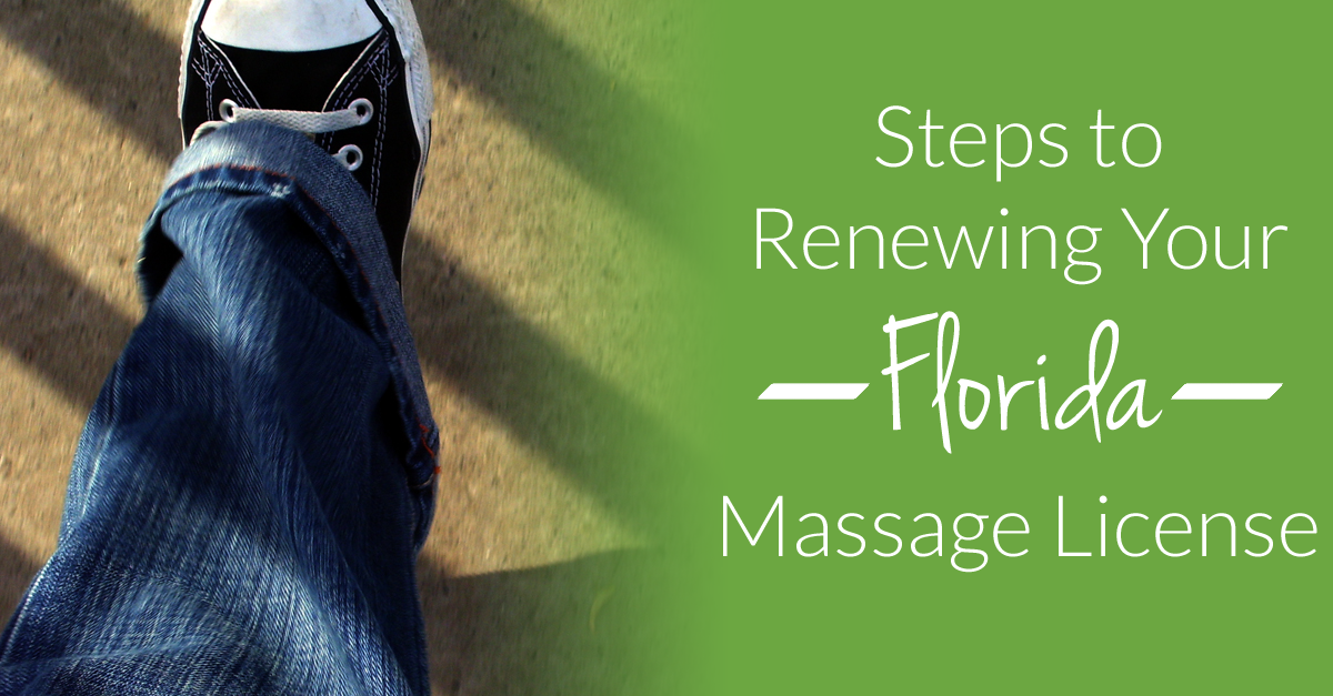 Steps to Renewing Your Florida Massage License